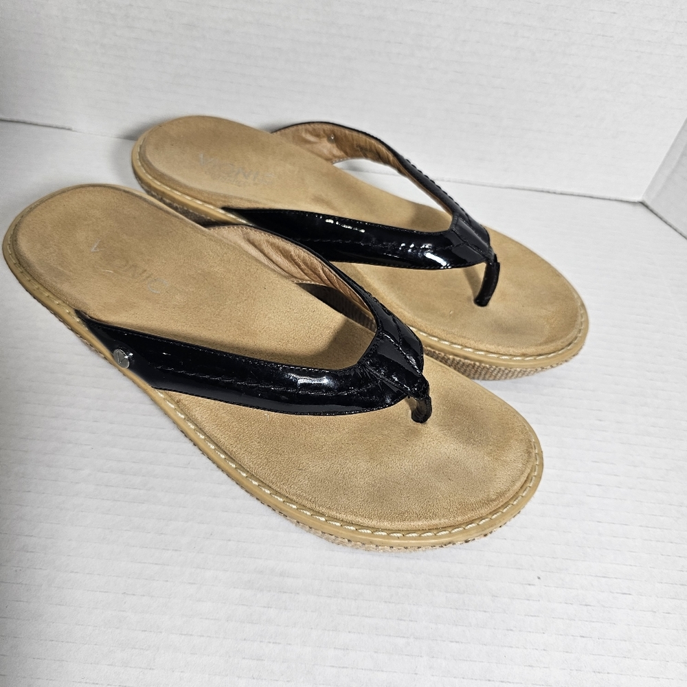 Vionic Grenada Platform Wedge Sandals Size 8 Blac… - image 5